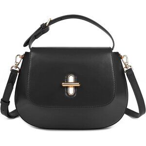 Leather Crossbody Bag Women Structured Compact Versatile Gift